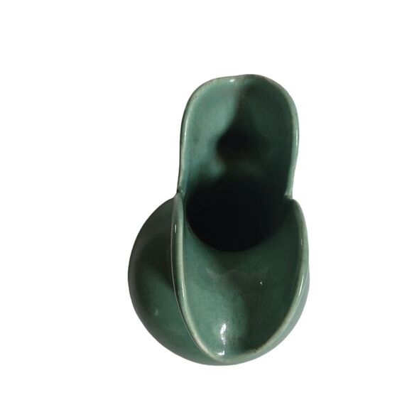 Vintage Camark 1920s Art Deco Pottery Blue Aqua Ceramic Pitcher - Picture 4 of 9